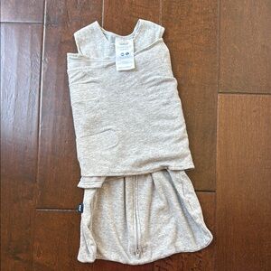 Halo Heather Gray Newborn 0-3 Baby Soft Swaddle 6-12 Ibs
